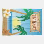 ティキハットサマーデザイン キッチンタオル (横)