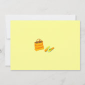 ティキハットバークックアウトビーチプールパーティースイート16 招待状 (裏面)