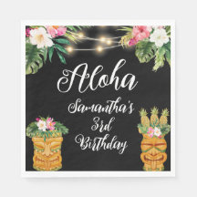 ティキハワイアンアロハトロピカル誕生日ルアウ(ハワイ式宴会)パーティー