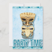 ティキハワイアンルアウ(ハワイ式宴会)バースデーパーティー 招待状 (正面)