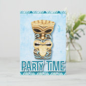 ティキハワイアンルアウ(ハワイ式宴会)バースデーパーティー 招待状 (スタンド正面)