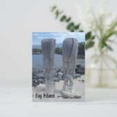 ティキバックサイドビッグアイランドハワイ葉書 ポストカード (スタンド正面)