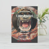 ティキバーでのパーティー　ラム酒の飲み放題 招待状 (スタンド正面)