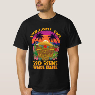 ティキバーへついてきて ハワイアンルアウパーティー Tシャツ