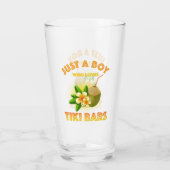 ティキバーを愛する少年 タンブラーグラス (裏面)