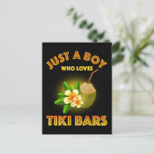 ティキバーを愛する少年 ポストカード (スタンド正面)