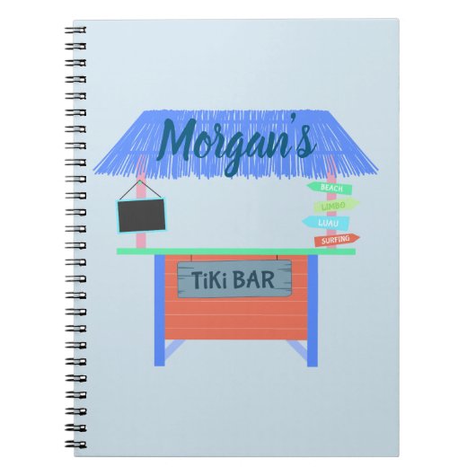 ティキバーインブルー ノートブック (正面)