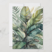 ティキバートロピカルカクテルパーティーバックヤードサマー 招待状 (裏面)