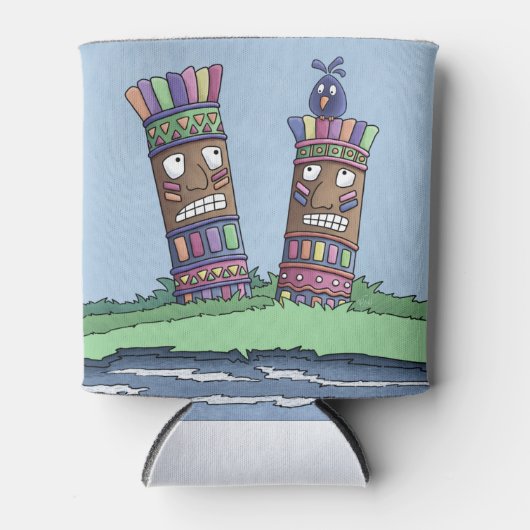 ティキバードプラムクーラーボックス 缶クーラー (正面)