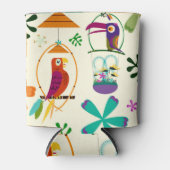 ティキバードモダンヴィンテージレトロトロピカルルアウ（ハワイ式宴会） 缶クーラー (正面)