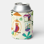 ティキバードモダンヴィンテージレトロトロピカルルアウ（ハワイ式宴会） 缶クーラー (缶裏面)