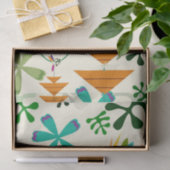 ティキバードモダンヴィンテージレトロトロピカル 薄葉紙 (ギフト)