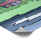 ティキバードローズブドのポスター ポスター (角)