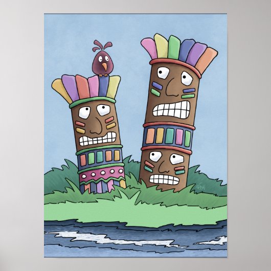 ティキバードローズブドのポスター ポスター (正面)