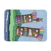 ティキバードローズブド磁石 マグネット (横)