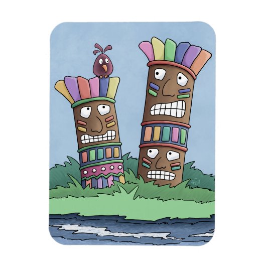 ティキバードローズブド磁石 マグネット (縦)