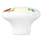 ティキバードヴィンテージレトロアートサマートロピカル セラミックノブ (側面)