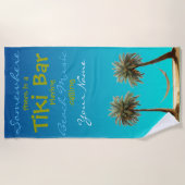 ティキバープラッシュエクストララージビーチタオル ビーチタオル (正面)