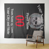 ティキバー番号名市州スローガンTシャツ タペストリー (インサイチュ(横))