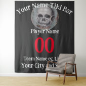 ティキバー番号名市州スローガンTシャツ タペストリー (インサイチュ)