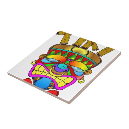 ティキバー神 タイル (側面)