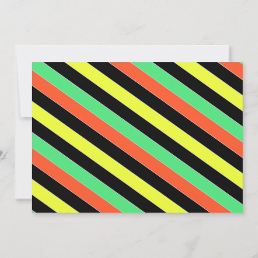 ティキバー誕生日パーティーの招待 招待状 (裏面)