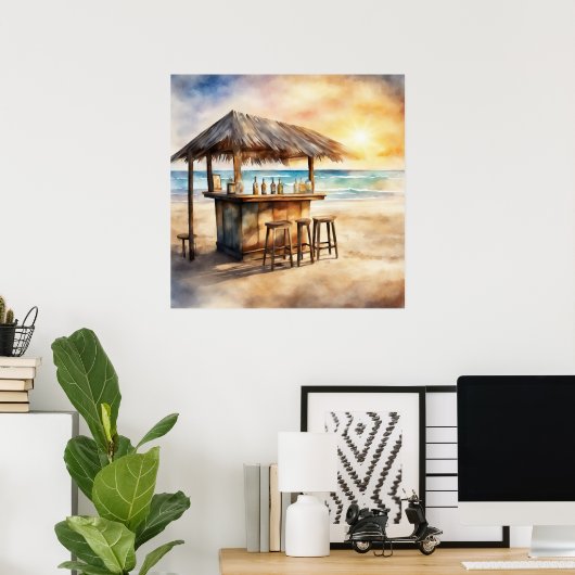 ティキバー- 3 - ポスター (ホームオフィス)