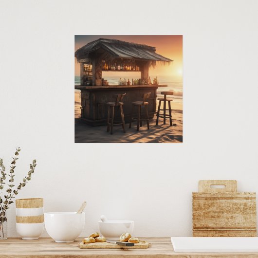 ティキバー- 6 - ポスター (キッチン)