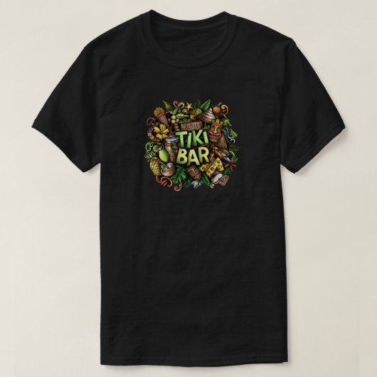 ティキバーTシャツ Tシャツ (デザイン正面)
