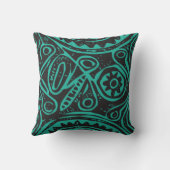 ティキパターンヴィンテージメラネシア クッション (裏面)