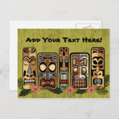 ティキパーティーはがき ポストカード (正面/裏面)