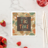 ティキパーティー熱帯ルアウ(ハワイ式宴会) スタンダードカクテルナプキン (インサイチュ)