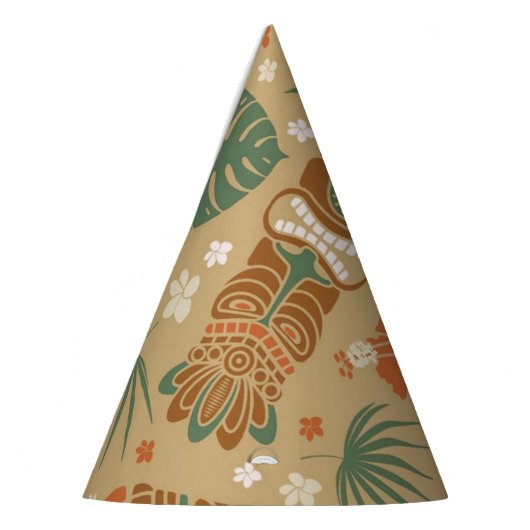 ティキパーティー熱帯ルアウ（ハワイ式宴会） パーティーハット (左)