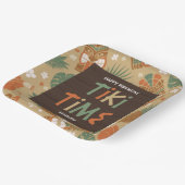 ティキパーティー熱帯ルアウ(ハワイ式宴会)誕生日 ペーパープレート (傾斜あり)