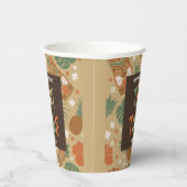 ティキパーティー熱帯ルアウ（ハワイ式宴会）誕生日 紙コップ (右)