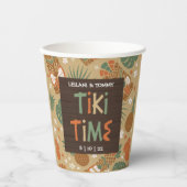 ティキパーティー トロピカル ルアウ 紙コップ (正面)