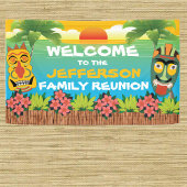 ティキビーチサンセットファミリー懇親会ウェルカム 横断幕