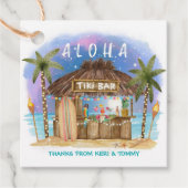 ティキビーチバートロピカルサーフ&シーサンキュー フェイバータグ (正面)