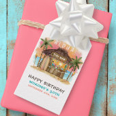 ティキビーチバートロピカルシー誕生日 ギフトタグ