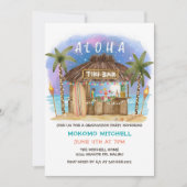 ティキビーチバー熱帯卒業パーティー 招待状 (正面)