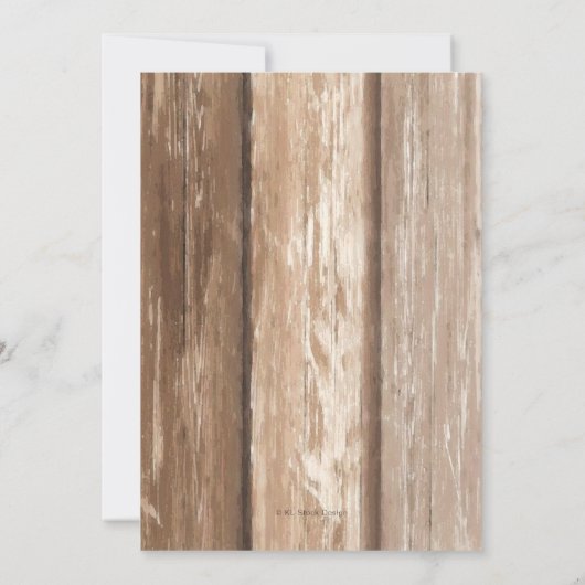 ティキビーチバー熱帯卒業パーティー 招待状 (裏面)