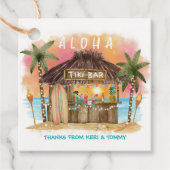 ティキビーチバー|トロピカルサンセットサーフ&シー フェイバー フェイバータグ (正面)