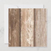 ティキビーチバー |トロピカルシーサンセット誕生日 招待状 (裏面)