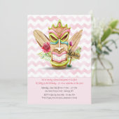 ティキピンク招待状 招待状 (スタンド正面)