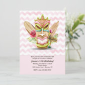 ティキピンク招待状 招待状 (スタンド正面)