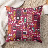 ティキピンク クッション (ブランケット)