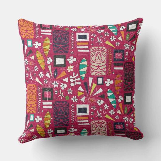 ティキピンク クッション (裏面)