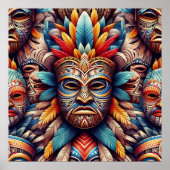 ティキマスクポスター ポスター (正面)