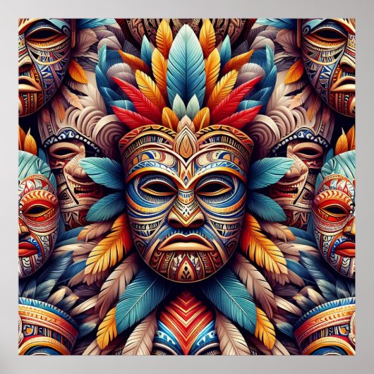 ティキマスクポスター ポスター (正面)