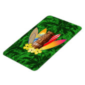 ティキマスク及びサーフボード マグネット (左側)